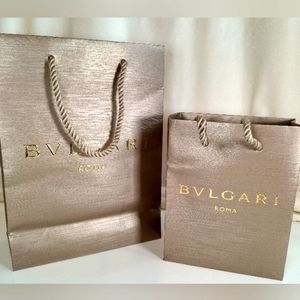 2 Bvlgari gift bags
